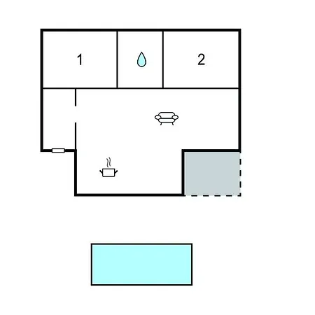 Beautiful Home In Tar Semesterbostad *